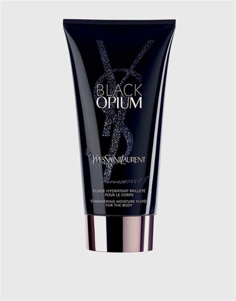 black opium shimmering moisture fluid.